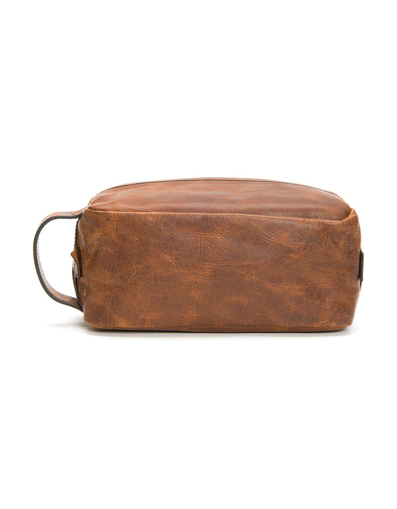 FRYE Men's Logan Large Travel Dopp Kit, Cognac, One Size,Standard - Image 4